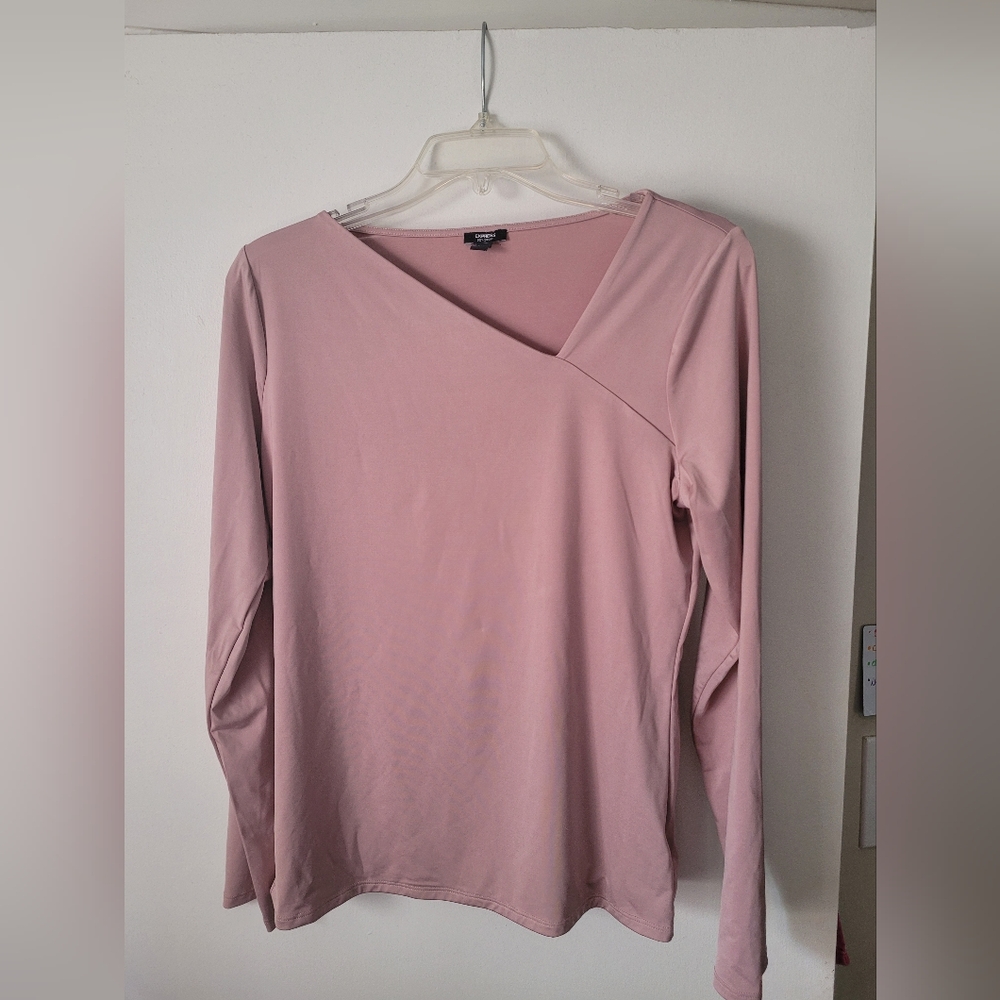 Mauve Body Contour Long Sleeve Top
